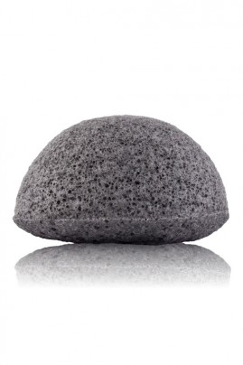 Eponge Konjac - Charbon de Bambou - Peau grasse acnéique Eponge Konjac - Charbon de Bambou - Peau grasse acnéique