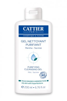 Organic Purifying Cleansing Gel for Oily Skin Cattier