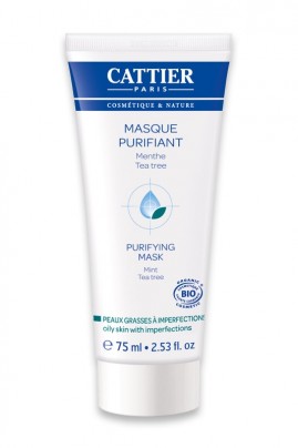 Masque Bio Purifiant Peaux Jeunes à Imperfections Cattier