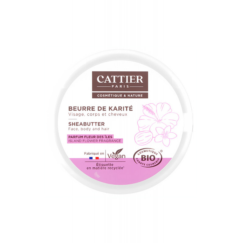 Cattier Beurre de karité Vegan BIO - Le pot de 100g : : Beauté et  Parfum