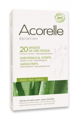 Organic Hair Removal Strips for Face Acorelle