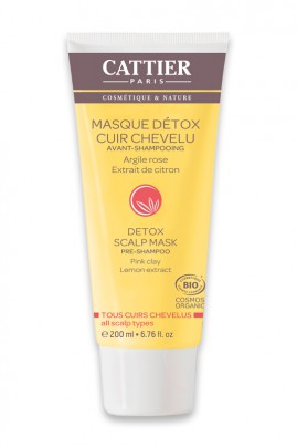 Masque Capillaire Bio Détox - Avant-Shampooing - Cattier