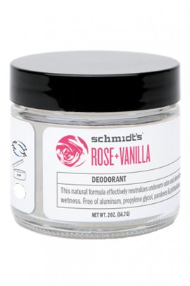Déodorant Vegan - Rose & Vanille - Schmidt's