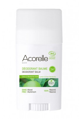 Déodorant Stick Baume Vegan - Citron & Mandarine Verte - Acorelle