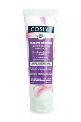 Après Shampooing Kératine Bio - Cheveux fragilisés et indisciplinés - Coslys