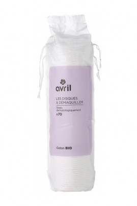Disques à Démaquiller Coton Bio - Avril