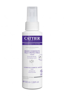 Organic Moisturizing & Multi-protective Mist - Envolée de roses - Cattier