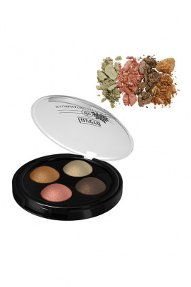 Palette fards à paupières "IIlluminating Eyeshadow Quattro" Vegan - Lavera