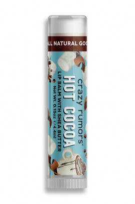 Natural Vegan Lipbalm - Hot Cocoa - Crazy Rumors