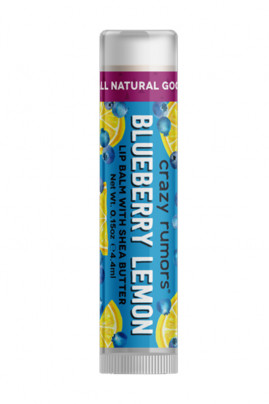 Natural Vegan Lipbalm - Blueberry Lemon - Crazy Rumors