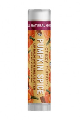 Natural Vegan Lipbalm - Pumpkin Spice - Crazy Rumors