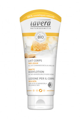 Lait Corps Très Doux au Lait d'Amande Bio et au Miel Bio - Lavera