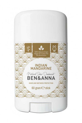 Natural Deodorant Stick - Indian Mandarin - Ben & Anna