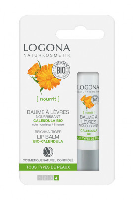 Nourishing Lips Balm with Organic Calendula - Logona