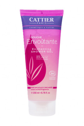 Gel Douche Bio Sans Sulfates - Douce Orchidée - Cattier