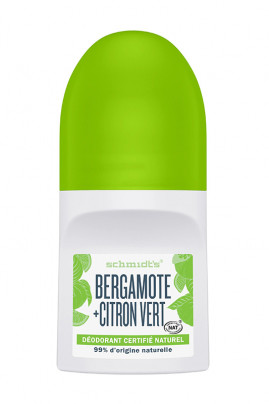 Déodorant Roll-On Vegan - Bergamote & Citron Vert - Schmidt's