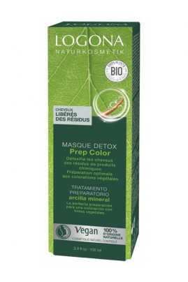 Preparing Hair Mask before Natural Hair Colour - Logona