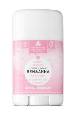 Déodorant Naturel Stick Peau Sensible - Fleurs de cerisier - Ben & Anna