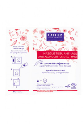 Masque Tissu Anti-Age Bio - Cattier