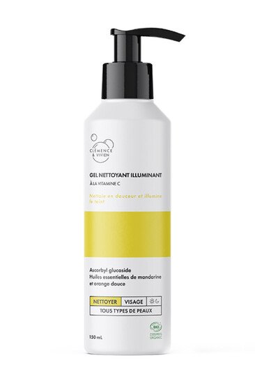 Gel Nettoyant Illuminant - Vitamines C - Clémence & Vivien
