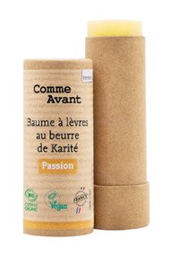 Baume à lèvres au Beurre de Karité - Passion - Comme Avant