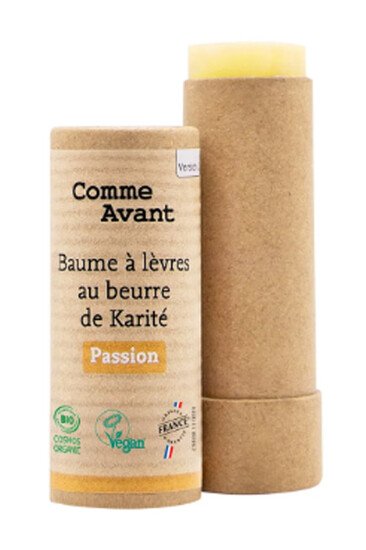 Baume à lèvres au Beurre de Karité - Passion - Comme Avant