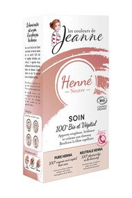 Henné neutre Bio & 100% Végétal - Les Couleurs de Jeanne
