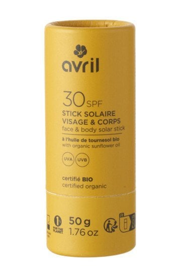 Stick Solaire Visage et Corps Bio - Avril - SPF 30