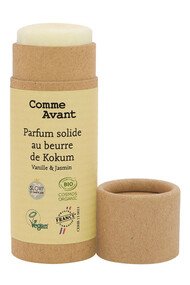 Parfum Solide au Beurre de Kokum Bio - Vanille & Jasmin - Comme Avant