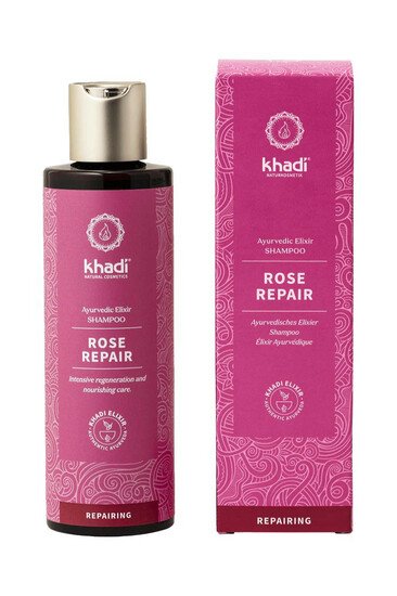 Shampoing Ayurvédique à la Rose Régénérante - Khadi