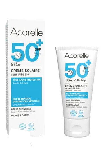 Crème Solaire Bébé SPF 50+ - Acorelle