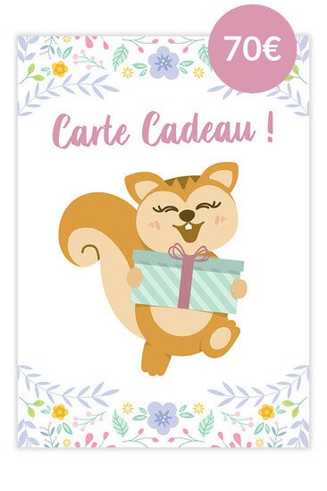 Carte Cadeau Ayanature - 70€