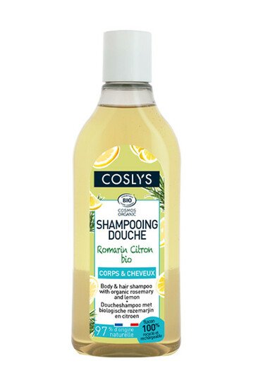 Shampooing Douche Romarin & Citron Bio - Coslys