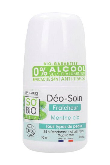 Déo-Soin Fraicheur - Menthe Bio - SO'BiO étic