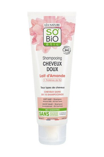 Shampoing Cheveux Doux au Lait d'Amande - SO'BiO étic