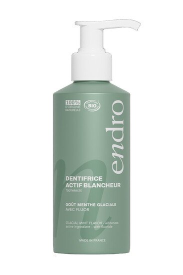 Dentifrice Actif Blancheur au Fluor - Menthe Glaciale - Endro