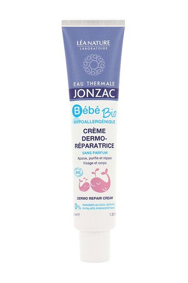 Crème Dermo-Réparatrice Bébé  Bio - Eau Thermale Jonzac