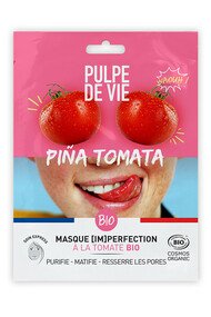 Masque Tissu Visage Bio [Im]perfection - Piña Tomata - Pulpe de Vie