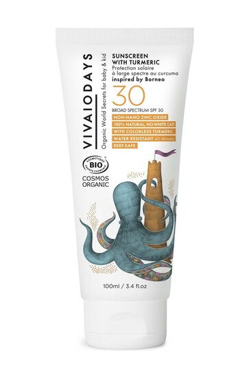 Crème Solaire SPF30 au Curcuma Bio - VivaioDays