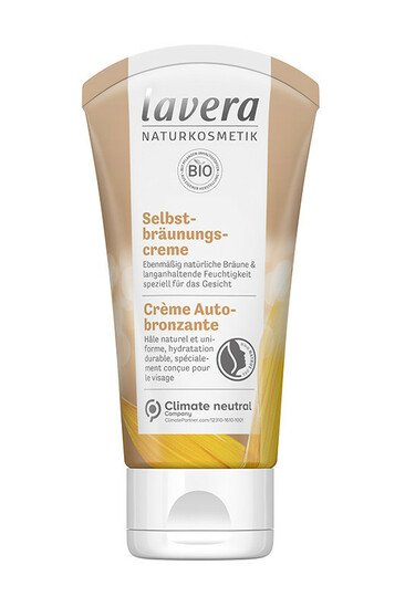 Crème Autobronzant  Visage - Naturel & Vegan - Lavera