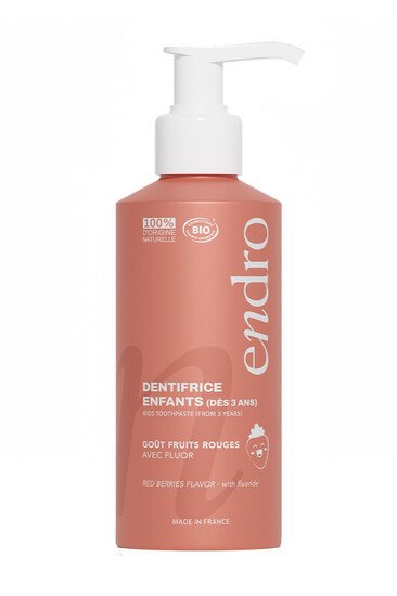 Dentifrice Enfants au Fluor - Fruits Rouges - Endro