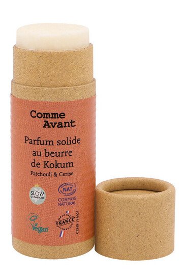 Parfum Solide au Beurre de Kokum Bio - Patchouli & Cerise - Comme Avant