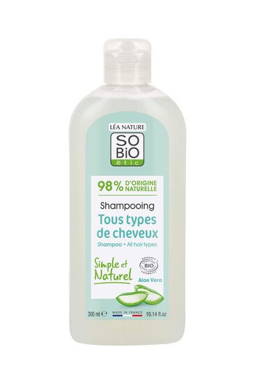 Shampooing Tous Types de Cheveux - Aloe Vera - SO BiO étic