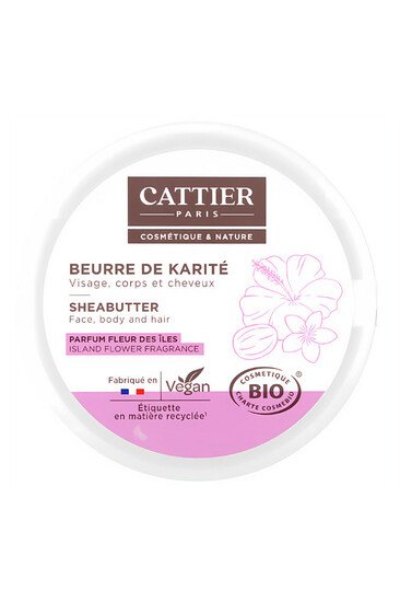 Beurre de Karité Bio - Parfum Fleur des Iles - Cattier