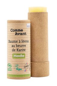 Baume à lèvres au Beurre de Karité - Menthe - Comme Avant