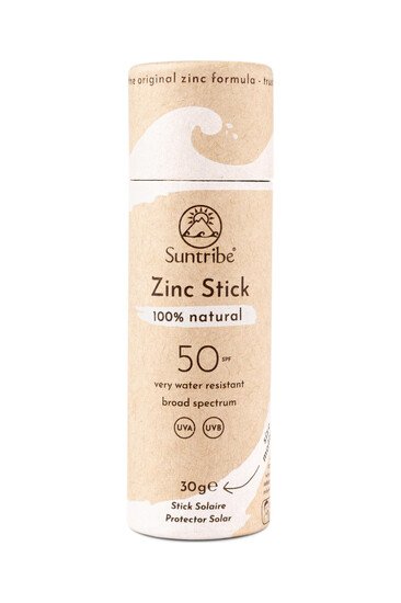 Stick Solaire Zinc SPF 50 Visage & Sport - Suntribe - Blanc