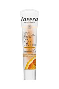 Fluide Solaire Anti-UV Glow by Nature - SPF50 - Lavera
