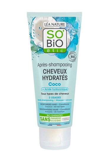 Après-Shampoing Bio Cheveux Hydratés Coco - SO'BIO étic