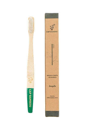 Brosse à Dents Adultes en Bambou - Cap Bambou - Souple