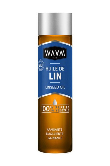WAAM - Huile de Lin BIO pure - Visage, Corps & Cheveux
